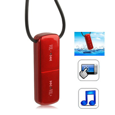 Digital Waterproof 4GB MP3 Player, Audio format: MP3, WMA, 4GB